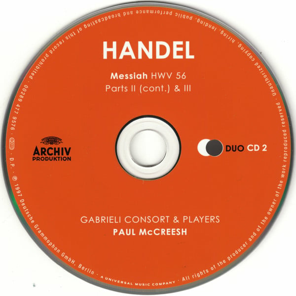 Georg Friedrich Händel - Dorothea Röschmann ∙ Susan Gritton ∙ Bernarda Fink ∙ Charles Daniels ∙ Neal Davies ∙ Gabrieli Consort & Gabrieli Players ∙ Paul McCreesh-4