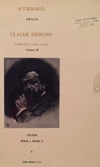 Complete Piano Music Volume III LP (US):Claude Debussy