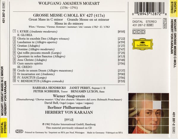 Wolfgang Amadeus Mozart - Herbert von Karajan-1