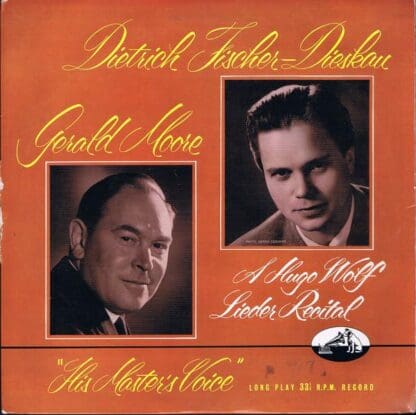 A Hugo Wolf Lieder Recital LP (UK):Hugo Wolf