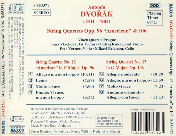 Antonín Dvořák - Vlach Quartet Prague-1