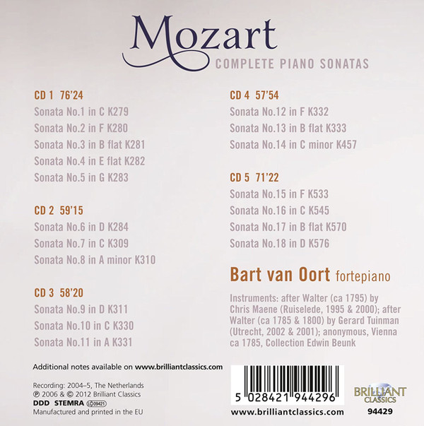 Wolfgang Amadeus Mozart, Bart van Oort-1