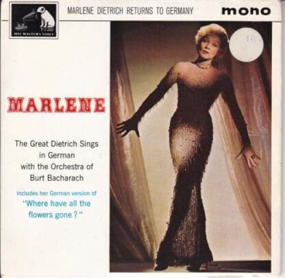 Marlene Dietrich Returns To Germany 7" (UK 1962):Marlene Dietrich