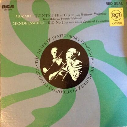 Quintette In C (K. 515) / Trio No. 2 (In C Minor) LP (US):Mozart