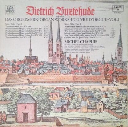 Das Orgelwerk - Organ Works - L'Œuvre D'Orgue Vol. I LP (GER):Dietrich Buxtehude - Image 2