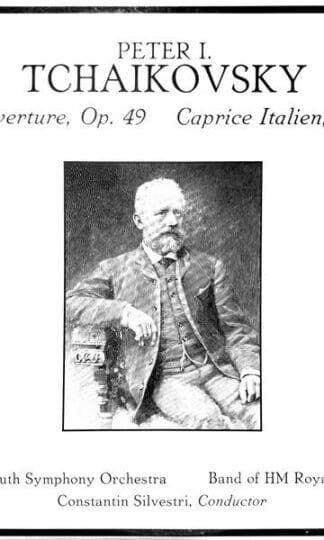 1812 Overture Op. 49 & Caprice Italien (Op. 45) LP (US 1981):Peter I. Tchaikovsky