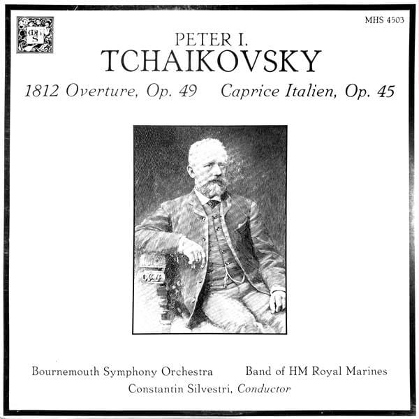 1812 Overture Op. 49 & Caprice Italien (Op. 45) LP (US 1981):Peter I. Tchaikovsky