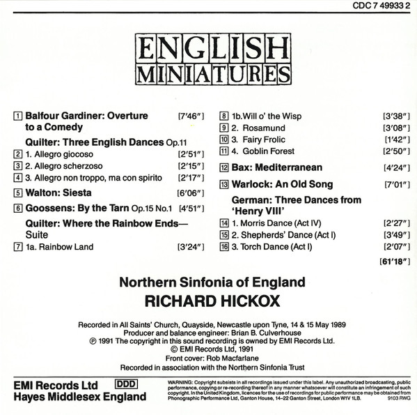 Richard Hickox, Northern Sinfonia-2