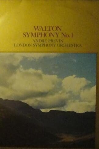 Symphony No 1 LP (ITA):Sir William Walton