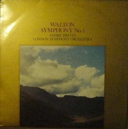 Symphony No 1 LP (ITA):Sir William Walton
