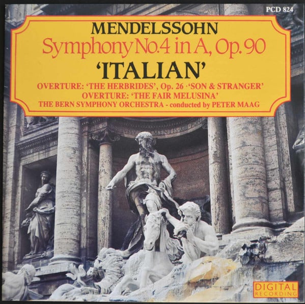 Felix Mendelssohn-Bartholdy, Berner Symphonieorchester, Peter Maag-0