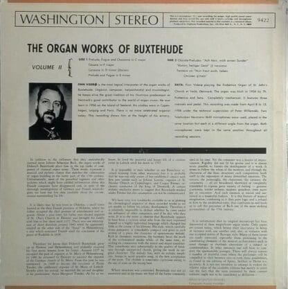 Complete Pieces For Organ, Volume 2 LP (US):Buxtehude - Image 2