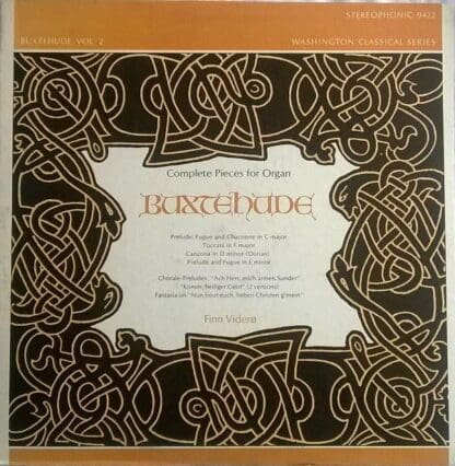 Complete Pieces For Organ, Volume 2 LP (US):Buxtehude