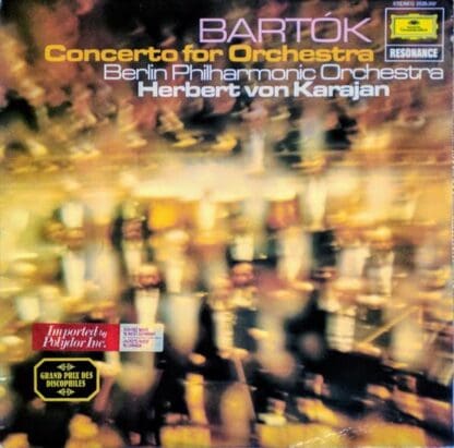 Béla Bartók, Concerto For Orchestra LP (CAN):Bartók
