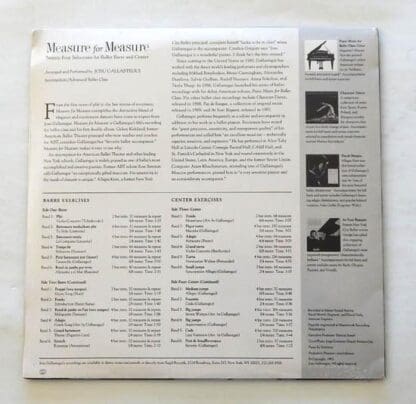 Measure For Measure 2xLP (US 1993):Josu Gallastegui - Image 2