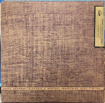 Symphony No. 1 In D Major LP (US/UK):Gustav Mahler - Image 2