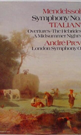 Symphony No.4 In A "Italian" / Overtures LP (US 1979):Mendelssohn