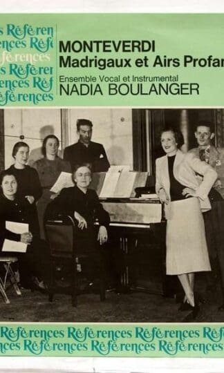 Madrigaux Et Airs Profanes LP (FRA):Monteverdi