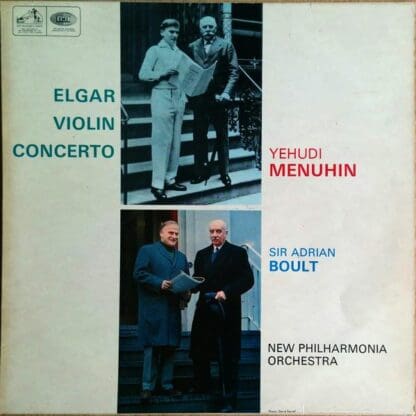 Violin Concerto In B Minor, Op. 61 LP (UK):Yehudi Menuhin