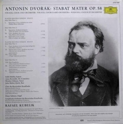 Stabat Mater 2xLP (GER 1977):Dvořák - Image 2