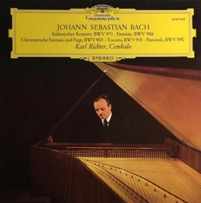 Italienisches Konzert, BWV 971 and others LP (GER 1970):Johann Sebastian Bach