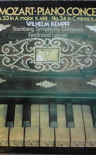 Piano Concertos Nos 23 & 24 LP (GER 1976):W.A. Mozart