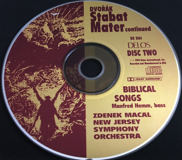 Antonín Dvořák, Westminster Symphonic Choir, Zdeněk Mácal, New Jersey Symphony Orchestra-3