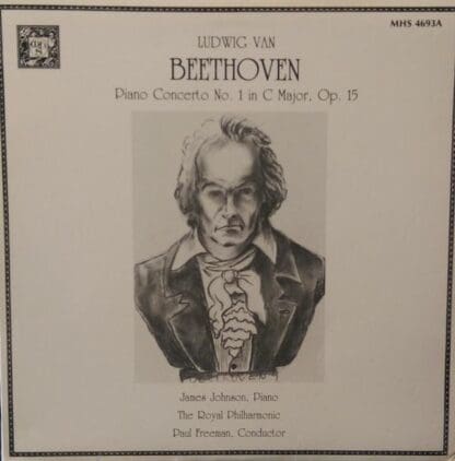Piano Concerto No. 1 In C Major, Op. 15 LP (US 1983):Ludwig van Beethoven