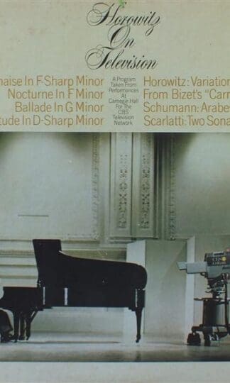Horowitz On Television LP (US 1968):Horowitz