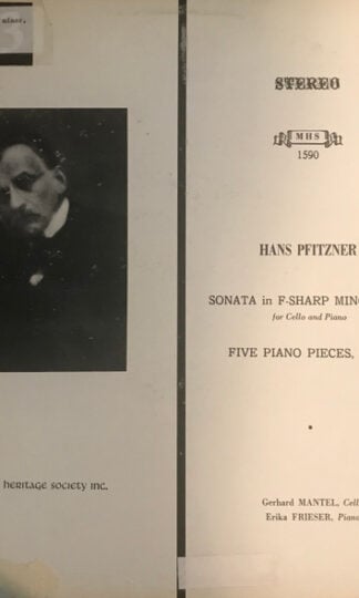 Hans Pfitzner – Gerhard Mantel, Erika Frieser-0