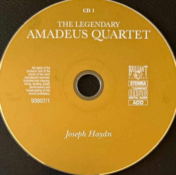 Joseph Haydn • Franz Schubert • Johannes Brahms / Amadeus-Quartett-4