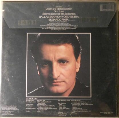 Death and Transfiguration - Don Juan - Salome: Dance of the Seven Veils LP (US 1982):Eduardo Mata - Image 2