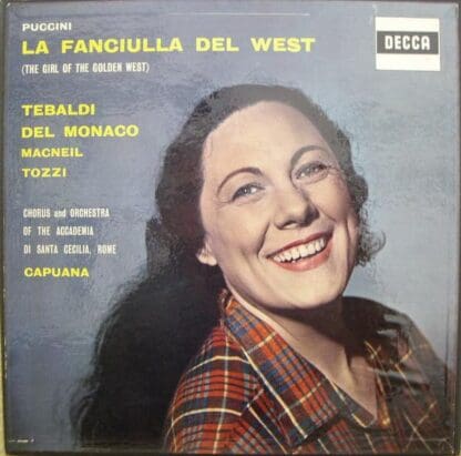 La Fanciulla Del West = (The Girl Of The Golden West) 3xLP BOX (UK):Puccini