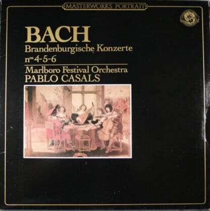 Brandenburgische Konzerte Nos 4-5-6 LP (US 1983):Johann Sebastian Bach