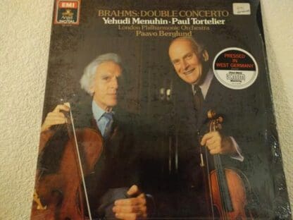 Double Concerto LP (US 1985):Brahms