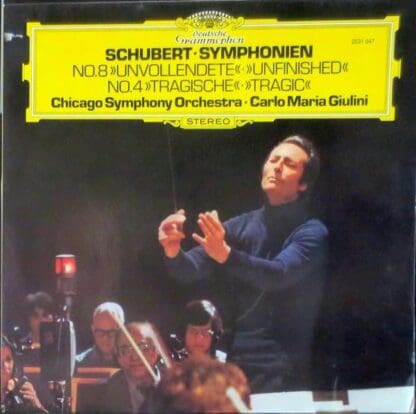 Symphonien No.8 (Unvollendete), No.4 (Tragische) LP (GER 1978):Schubert
