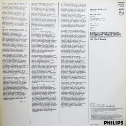 La Mer / Trois Nocturnes LP (HOL 1982):Debussy - Image 2