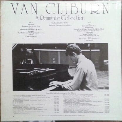 A Romantic Collection LP (US 1976):Van Cliburn - Image 2