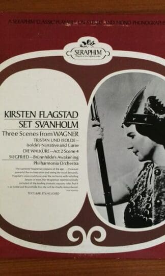 Three Scenes From Wagner LP (US):Kirsten Flagstad