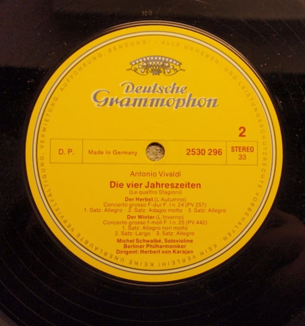 Antonio Vivaldi, Michel Schwalbé • Berliner Philharmoniker • Herbert von Karajan-3