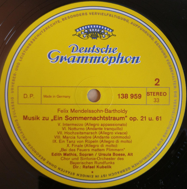Felix Mendelssohn-Bartholdy - Chor Des Bayerischen Rundfunks und Symphonie-Orchester Des Bayerischen Rundfunks · Rafael Kubelik-3