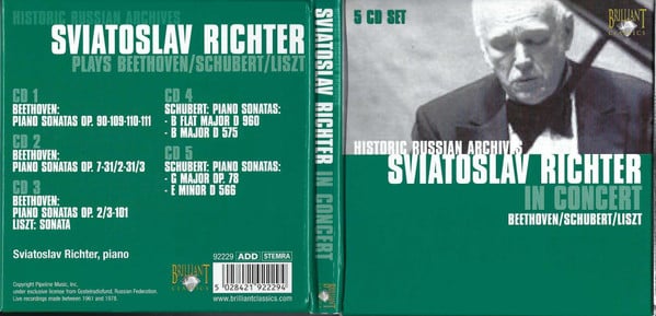 Sviatoslav Richter - Ludwig Van Beethoven / Franz Schubert / Franz Liszt-2