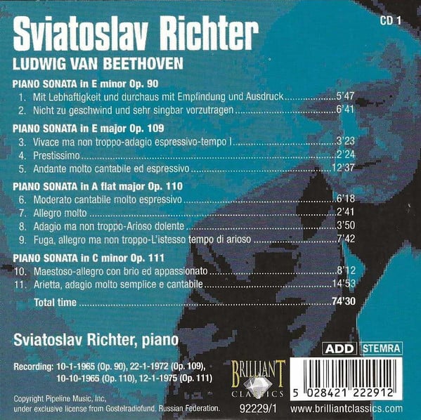 Sviatoslav Richter - Ludwig Van Beethoven / Franz Schubert / Franz Liszt-4