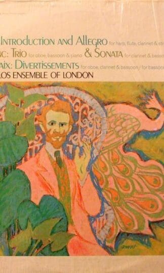 Introduction And Allegro For Flute, Clarinet, Harp And String Quartet and others LP (US):The Melos Ensemble of London