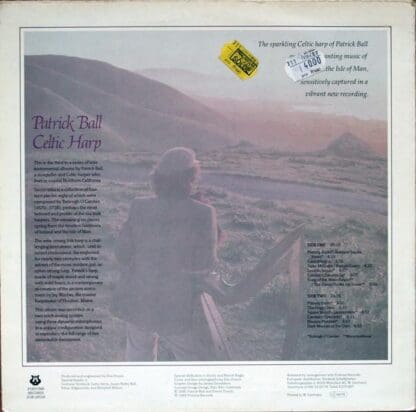 Celtic Harp Volume III: Secret Isles LP (EU 1985):Patrick Ball - Image 2