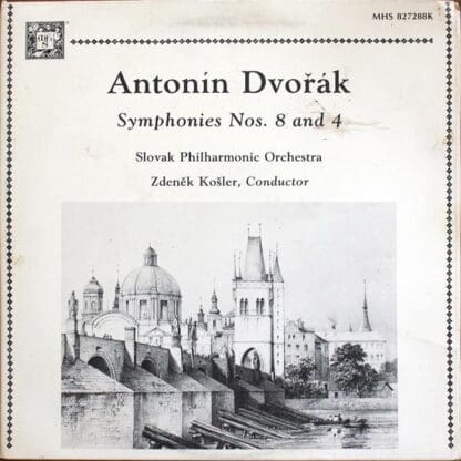 Symphonies Nos. 8 and 4 2xLP (US 1985):Antonín Dvořák