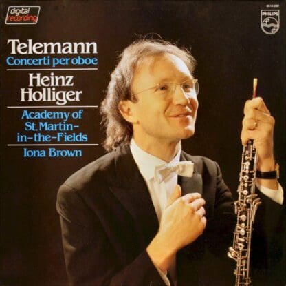 Concerti Per Oboe LP (EU 1982):Georg Philipp Telemann