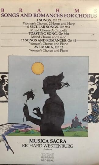 Songs And Romances For Chorus LP (US 1984):Johannes Brahms