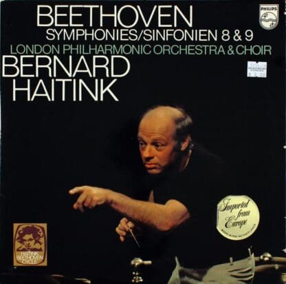Symphonies/Sinfonien 8 & 9 LP (HOL 1976):Ludwig van Beethoven