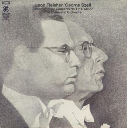 Brahms: Piano Concerto No. 1 In D Minor LP (US 1973):Leon Fleisher; George Szell